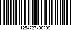 Código de barras (EAN, GTIN, SKU, ISBN): '1254727490739'