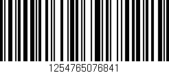 Código de barras (EAN, GTIN, SKU, ISBN): '1254765076841'