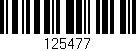 Código de barras (EAN, GTIN, SKU, ISBN): '125477'