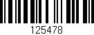 Código de barras (EAN, GTIN, SKU, ISBN): '125478'