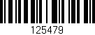 Código de barras (EAN, GTIN, SKU, ISBN): '125479'