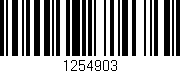 Código de barras (EAN, GTIN, SKU, ISBN): '1254903'