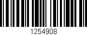 Código de barras (EAN, GTIN, SKU, ISBN): '1254908'