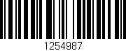 Código de barras (EAN, GTIN, SKU, ISBN): '1254987'