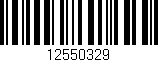Código de barras (EAN, GTIN, SKU, ISBN): '12550329'