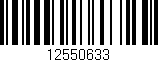 Código de barras (EAN, GTIN, SKU, ISBN): '12550633'