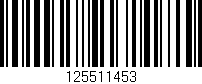 Código de barras (EAN, GTIN, SKU, ISBN): '125511453'