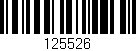 Código de barras (EAN, GTIN, SKU, ISBN): '125526'