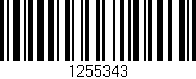 Código de barras (EAN, GTIN, SKU, ISBN): '1255343'