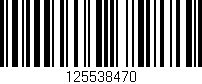 Código de barras (EAN, GTIN, SKU, ISBN): '125538470'