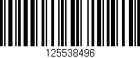 Código de barras (EAN, GTIN, SKU, ISBN): '125538496'
