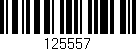 Código de barras (EAN, GTIN, SKU, ISBN): '125557'