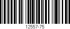 Código de barras (EAN, GTIN, SKU, ISBN): '12557-75'