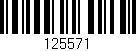 Código de barras (EAN, GTIN, SKU, ISBN): '125571'
