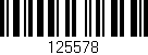 Código de barras (EAN, GTIN, SKU, ISBN): '125578'