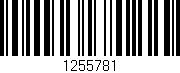 Código de barras (EAN, GTIN, SKU, ISBN): '1255781'