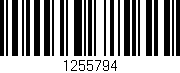 Código de barras (EAN, GTIN, SKU, ISBN): '1255794'