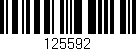 Código de barras (EAN, GTIN, SKU, ISBN): '125592'