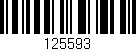 Código de barras (EAN, GTIN, SKU, ISBN): '125593'