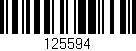 Código de barras (EAN, GTIN, SKU, ISBN): '125594'