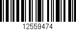 Código de barras (EAN, GTIN, SKU, ISBN): '12559474'