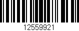 Código de barras (EAN, GTIN, SKU, ISBN): '12559921'