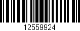 Código de barras (EAN, GTIN, SKU, ISBN): '12559924'