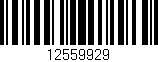 Código de barras (EAN, GTIN, SKU, ISBN): '12559929'