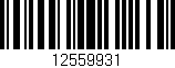 Código de barras (EAN, GTIN, SKU, ISBN): '12559931'