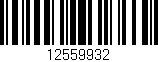 Código de barras (EAN, GTIN, SKU, ISBN): '12559932'
