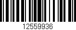 Código de barras (EAN, GTIN, SKU, ISBN): '12559936'