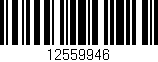 Código de barras (EAN, GTIN, SKU, ISBN): '12559946'