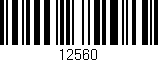 Código de barras (EAN, GTIN, SKU, ISBN): '12560'