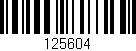 Código de barras (EAN, GTIN, SKU, ISBN): '125604'