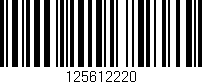 Código de barras (EAN, GTIN, SKU, ISBN): '125612220'