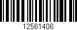 Código de barras (EAN, GTIN, SKU, ISBN): '12561406'