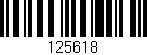 Código de barras (EAN, GTIN, SKU, ISBN): '125618'