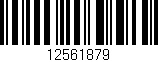 Código de barras (EAN, GTIN, SKU, ISBN): '12561879'