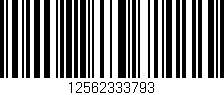 Código de barras (EAN, GTIN, SKU, ISBN): '12562333793'