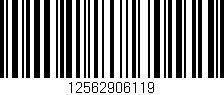 Código de barras (EAN, GTIN, SKU, ISBN): '12562906119'