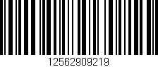 Código de barras (EAN, GTIN, SKU, ISBN): '12562909219'