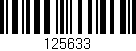 Código de barras (EAN, GTIN, SKU, ISBN): '125633'