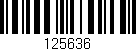 Código de barras (EAN, GTIN, SKU, ISBN): '125636'