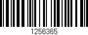 Código de barras (EAN, GTIN, SKU, ISBN): '1256365'