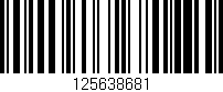 Código de barras (EAN, GTIN, SKU, ISBN): '125638681'