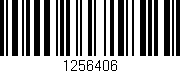 Código de barras (EAN, GTIN, SKU, ISBN): '1256406'