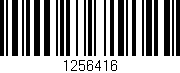 Código de barras (EAN, GTIN, SKU, ISBN): '1256416'