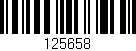 Código de barras (EAN, GTIN, SKU, ISBN): '125658'