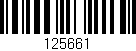 Código de barras (EAN, GTIN, SKU, ISBN): '125661'