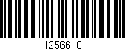 Código de barras (EAN, GTIN, SKU, ISBN): '1256610'